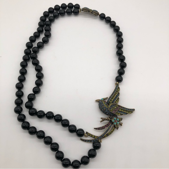 Heidi Daus Swarovski Crystal Bird Necklace - Picture 4 of 7